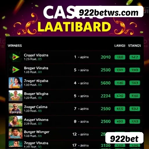 Chuva de bônus 922bet nos caça-níqueis